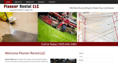 Desktop Screenshot of pioneerrentaloc.com