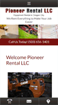 Mobile Screenshot of pioneerrentaloc.com